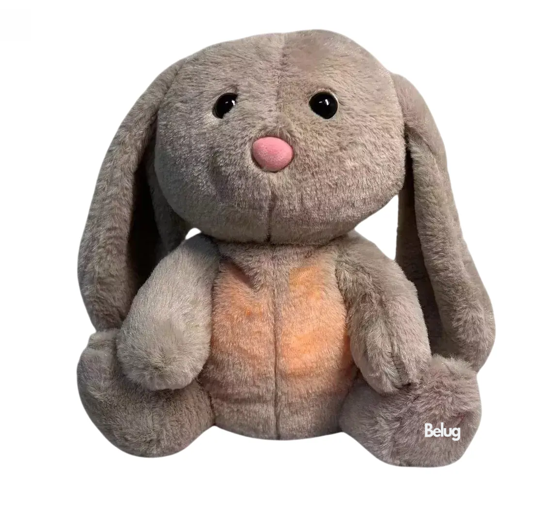 Foto 2 pulgar | Juguete De Peluche Con Música Y Luces, Belug Regalo Para Niños Cafe
