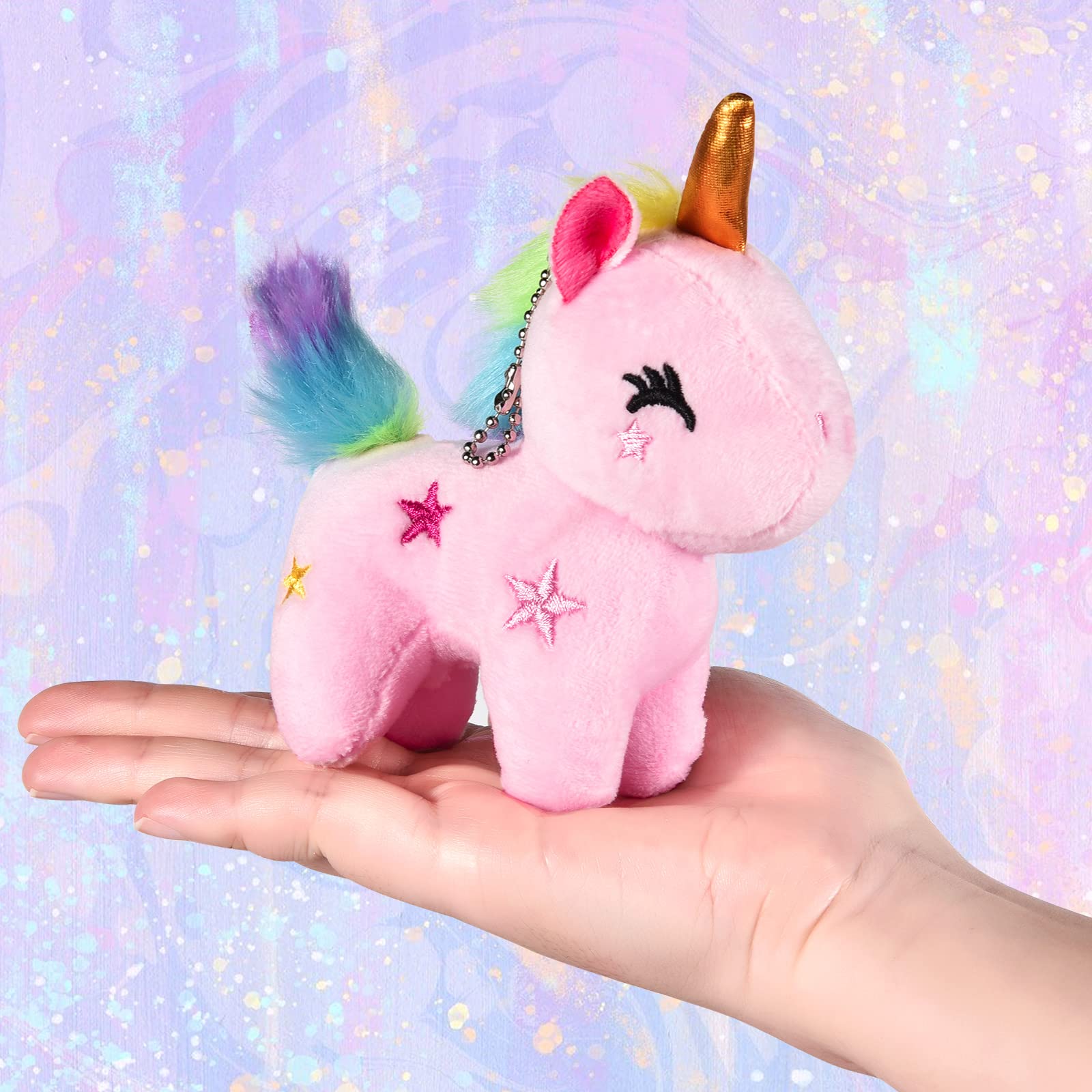 Foto 4 pulgar | Miniunicornio De Peluche Golray De Peluche Con Llavero, 12 Unidades - Venta Internacional.