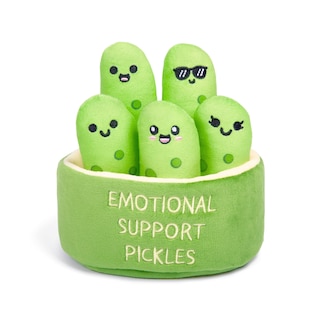 Foto 1 | Peluches Relacionados Con Emotional Support Pickles Con Cesta De Transporte - Venta Internacional.