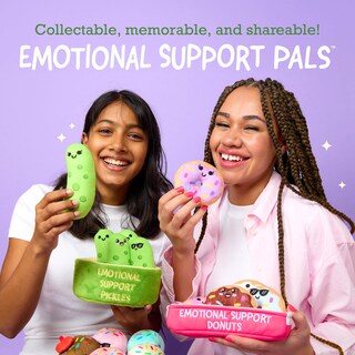 Foto 3 | Peluches Relacionados Con Emotional Support Pickles Con Cesta De Transporte - Venta Internacional.