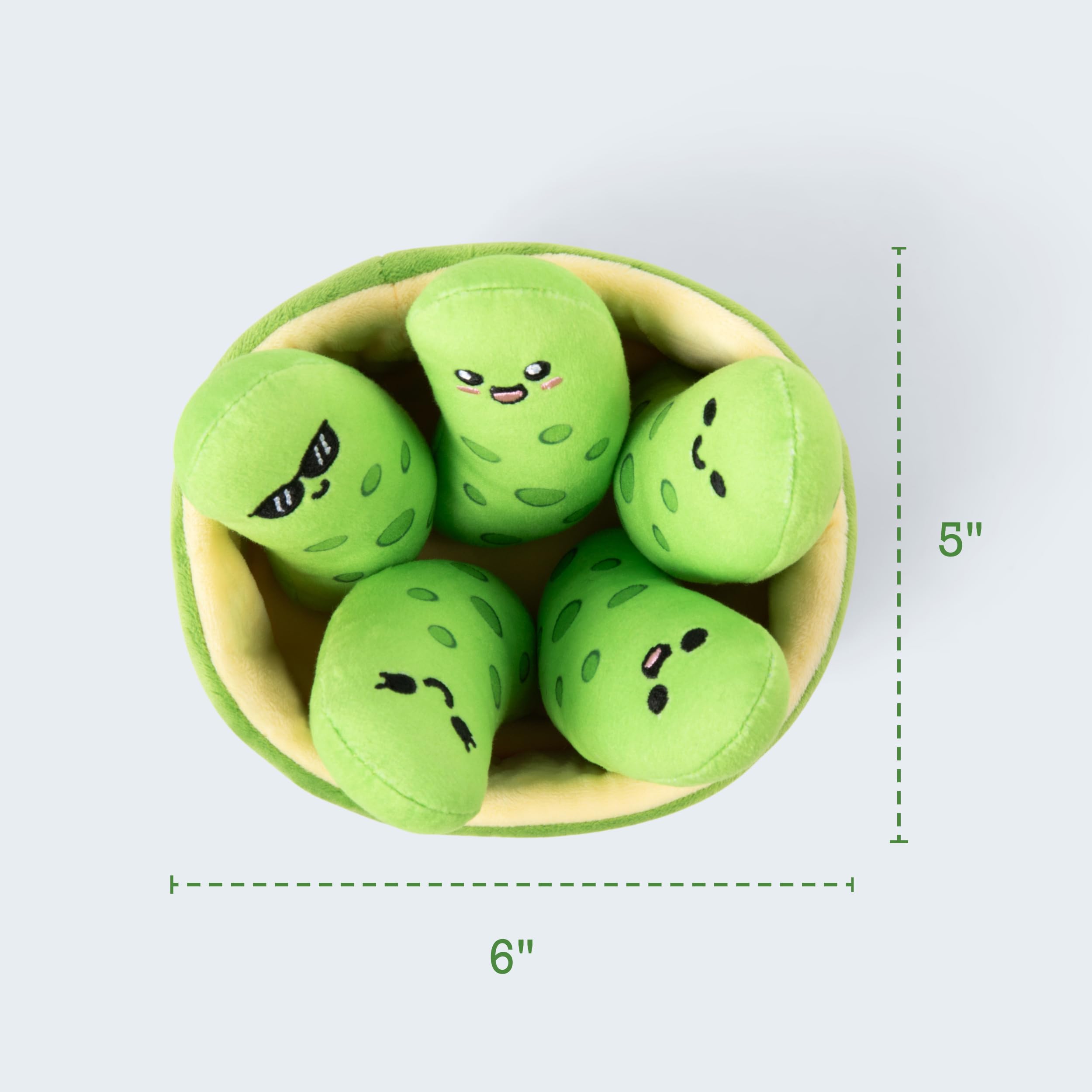 Foto 5 pulgar | Peluches Relacionados Con Emotional Support Pickles Con Cesta De Transporte - Venta Internacional.