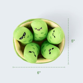 Foto 4 | Peluches Relacionados Con Emotional Support Pickles Con Cesta De Transporte - Venta Internacional.