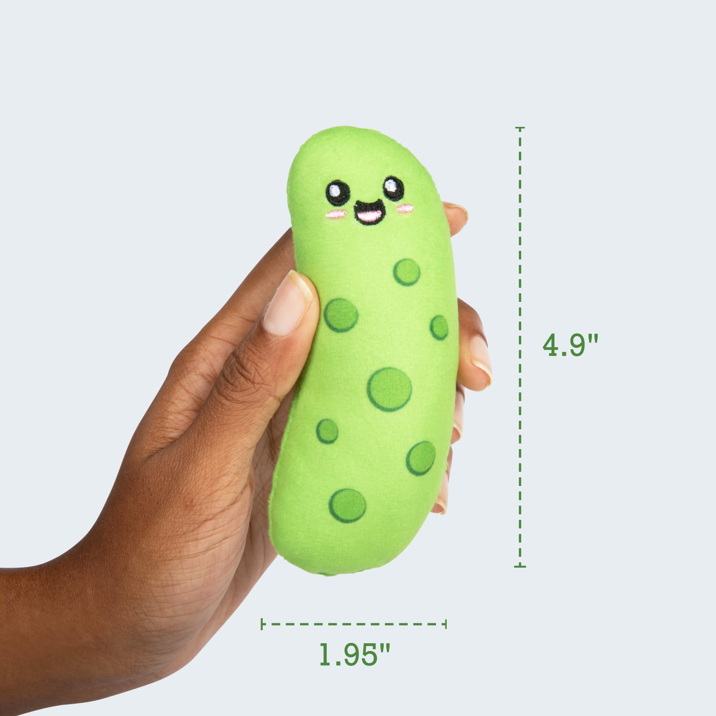 Foto 6 pulgar | Peluches Relacionados Con Emotional Support Pickles Con Cesta De Transporte - Venta Internacional.