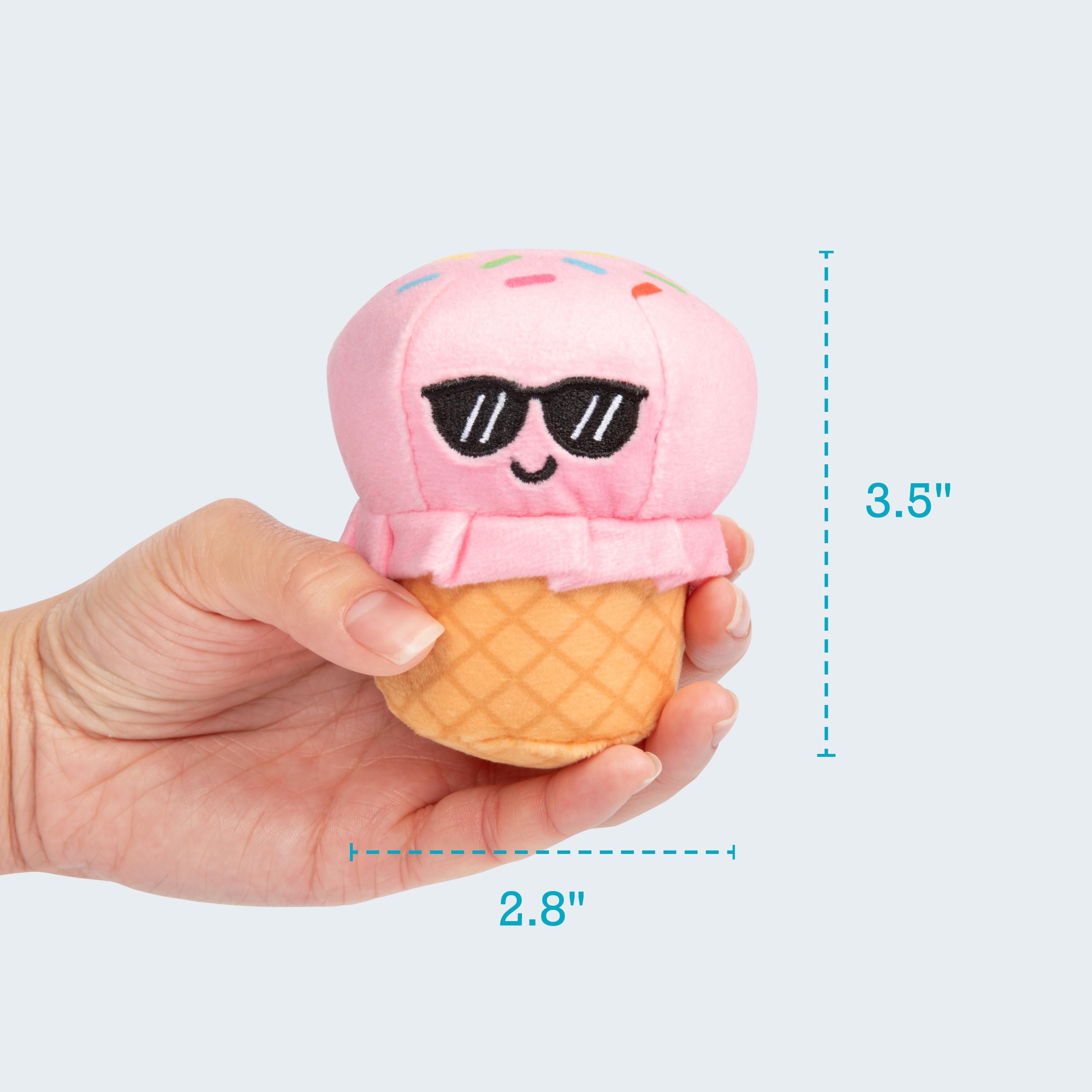 Foto 6 pulgar | Peluches Identificables Con Forma De Cono De Helado De Apoyo Emocional Con Cesta - Venta Internacional.