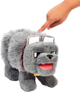Foto 3 | Peluche Mattel Minecraft Interactive Dennis The Wolf - Venta Internacional.