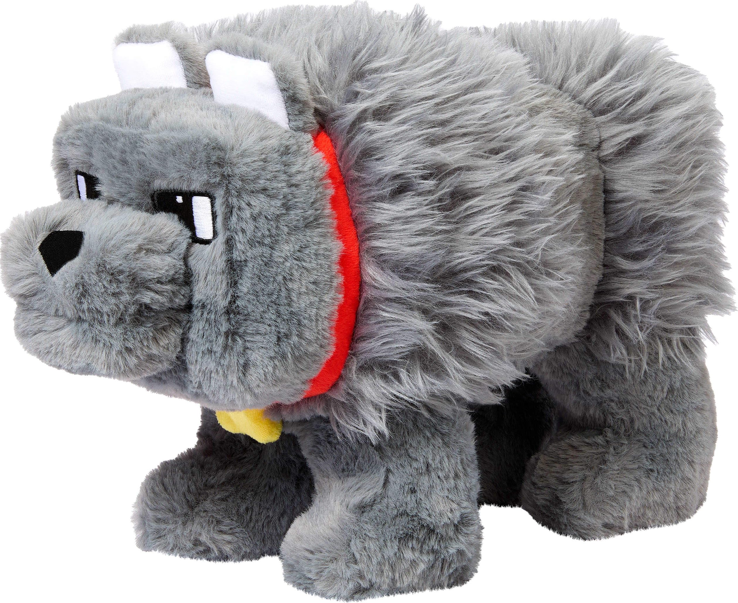 Foto 5 pulgar | Peluche Mattel Minecraft Interactive Dennis The Wolf - Venta Internacional.