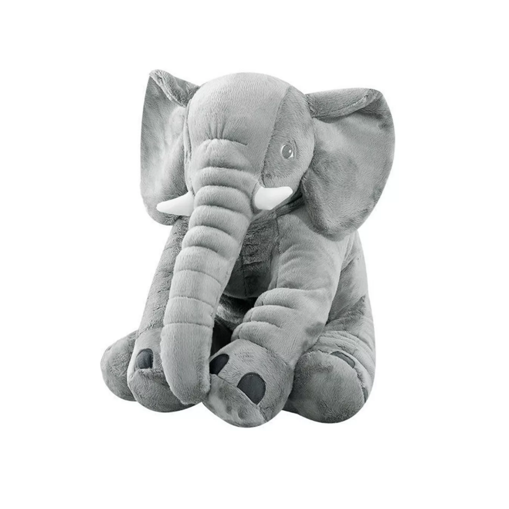 Foto 5 pulgar | Juguetes De Almohada Para Elefantes De Peluche De Gran Tamaño 30x30, Belug Gris