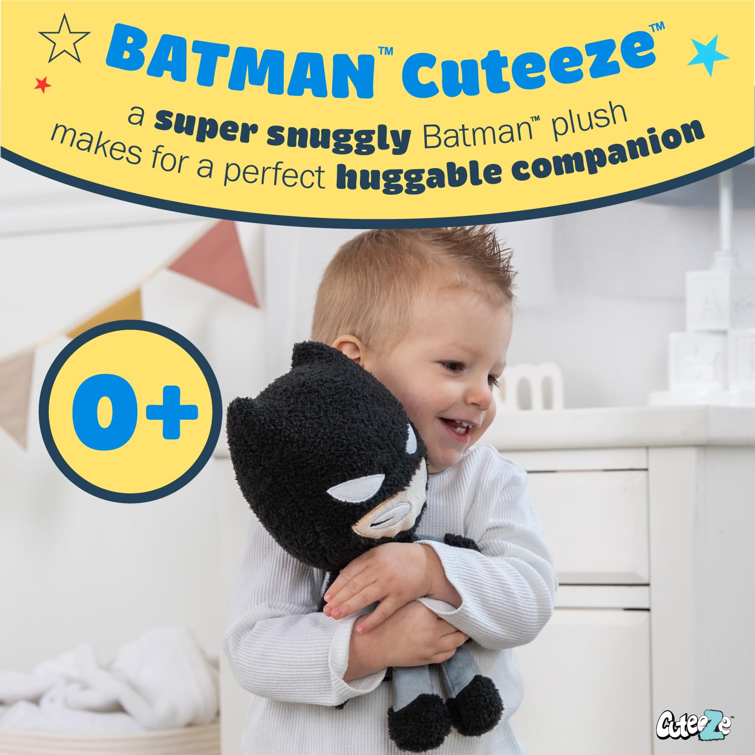 Foto 3 pulgar | Peluche Kids Preferred Wb Dc Batman Cuteeze 30 Cm Para Bebé - Venta Internacional.