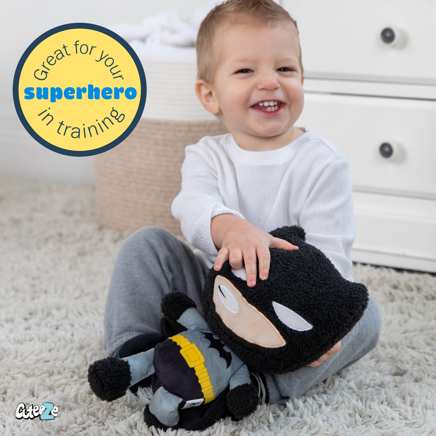 Foto 5 pulgar | Peluche Kids Preferred Wb Dc Batman Cuteeze 30 Cm Para Bebé - Venta Internacional.