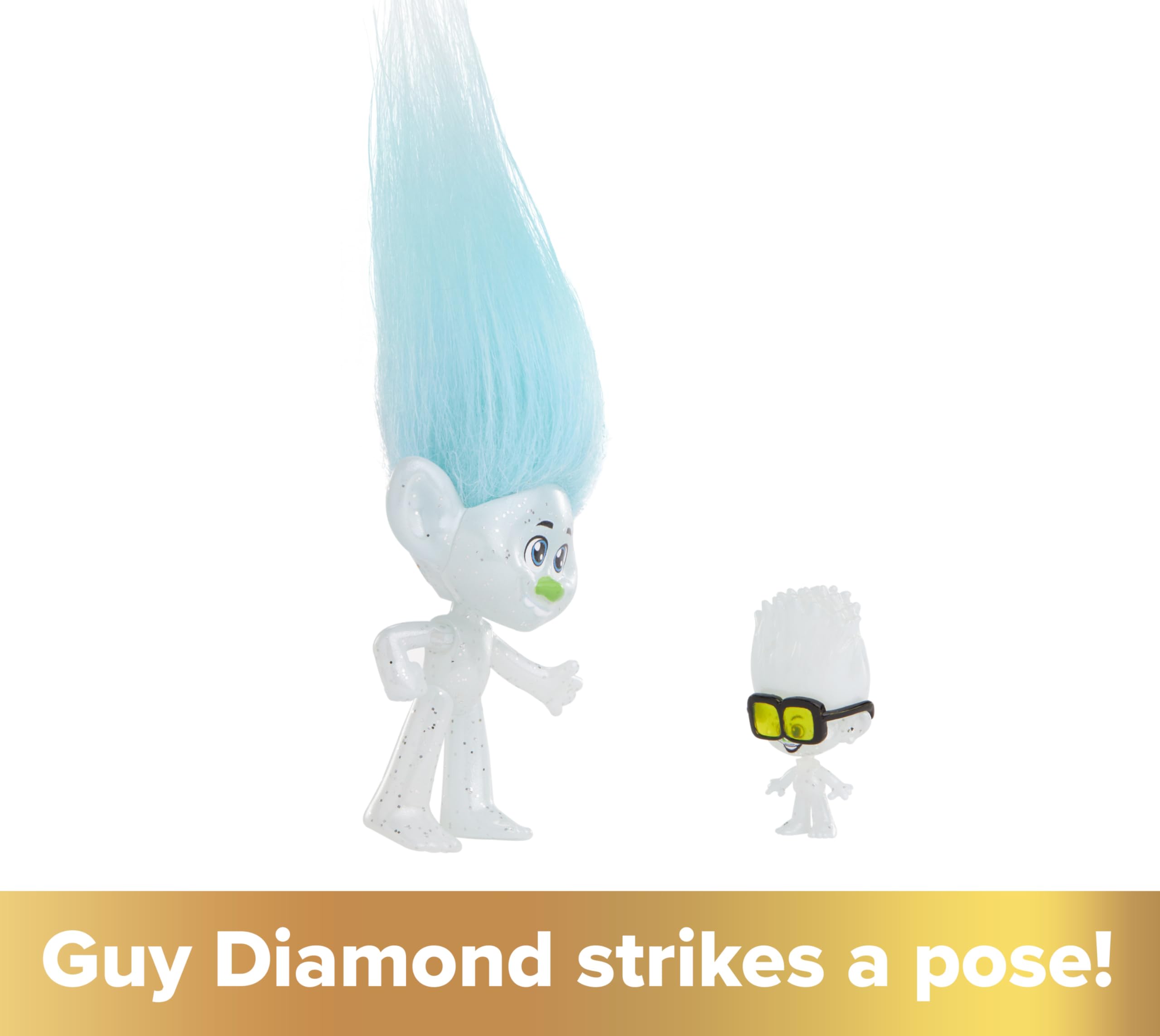 Foto 3 | Los Trolls De Toy Mattel Dreamworks Unen A Guy Diamond - Venta Internacional.