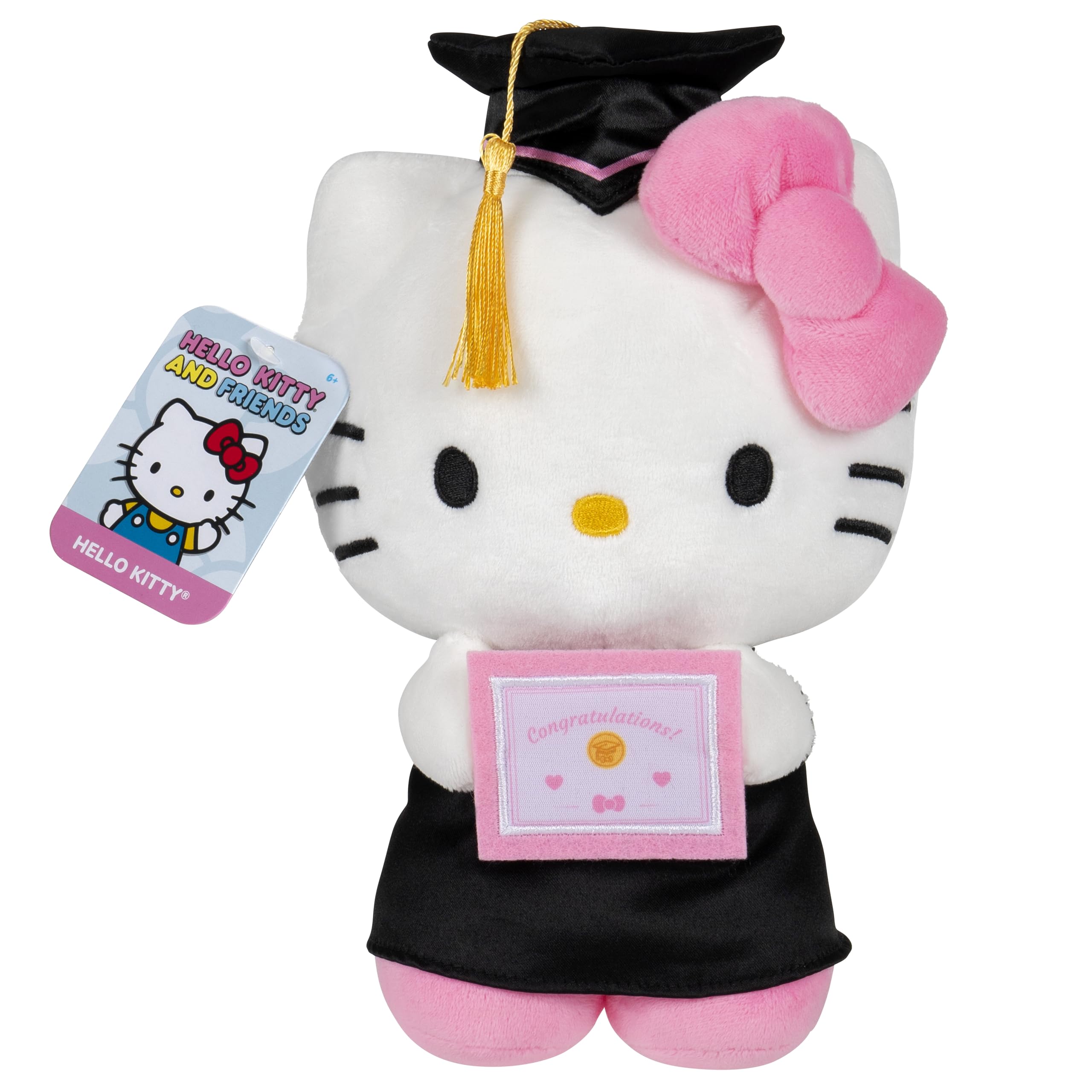 Peluche Hello Kitty Graduation 20 Cm Oficial Sanrio 6+ - Venta Internacional.