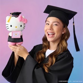 Foto 2 | Peluche Hello Kitty Graduation 20 Cm Oficial Sanrio 6+ - Venta Internacional.