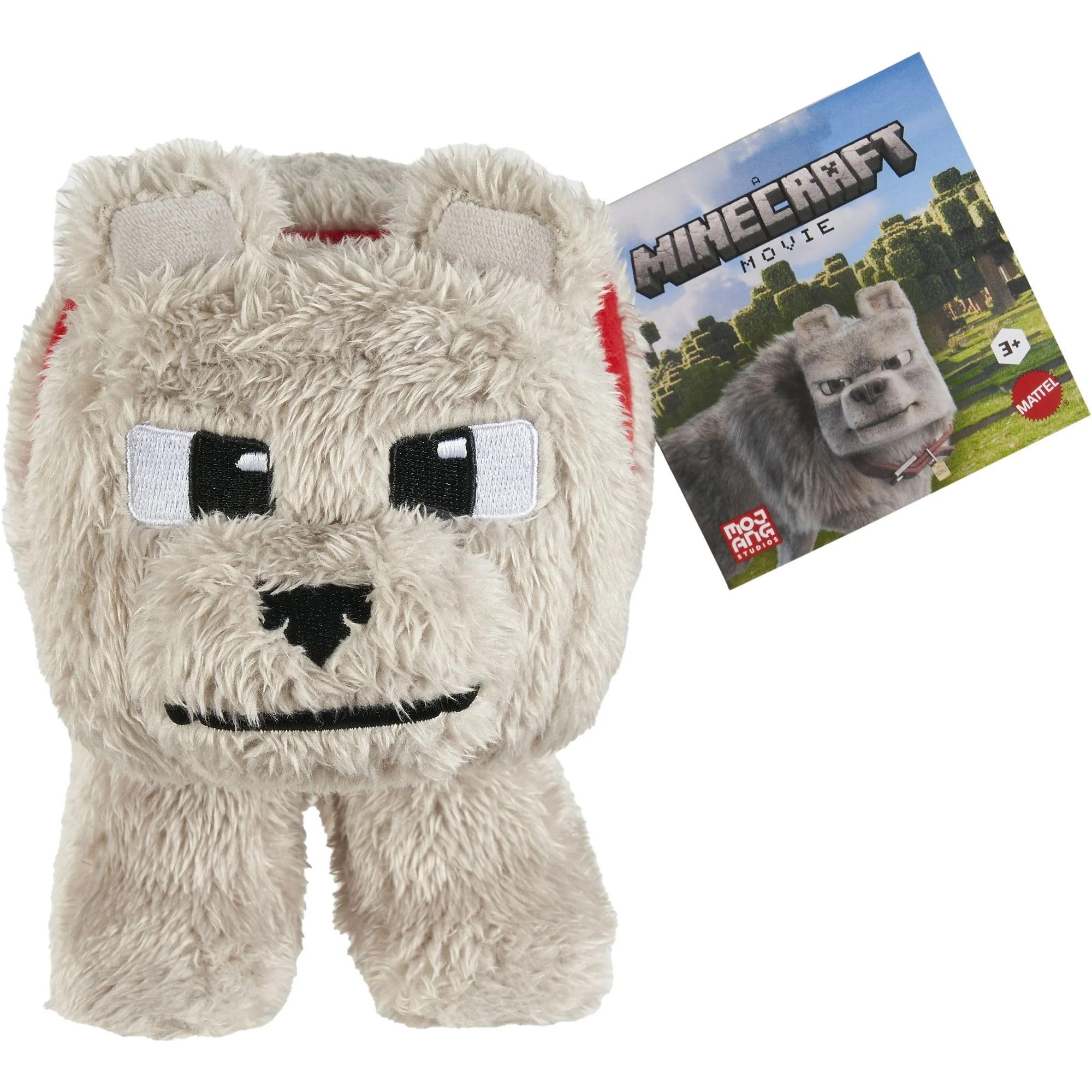 Foto 3 pulgar | Muñeco De Peluche Mattel Minecraft Dennis El Lobo 20 Cm - Venta Internacional.