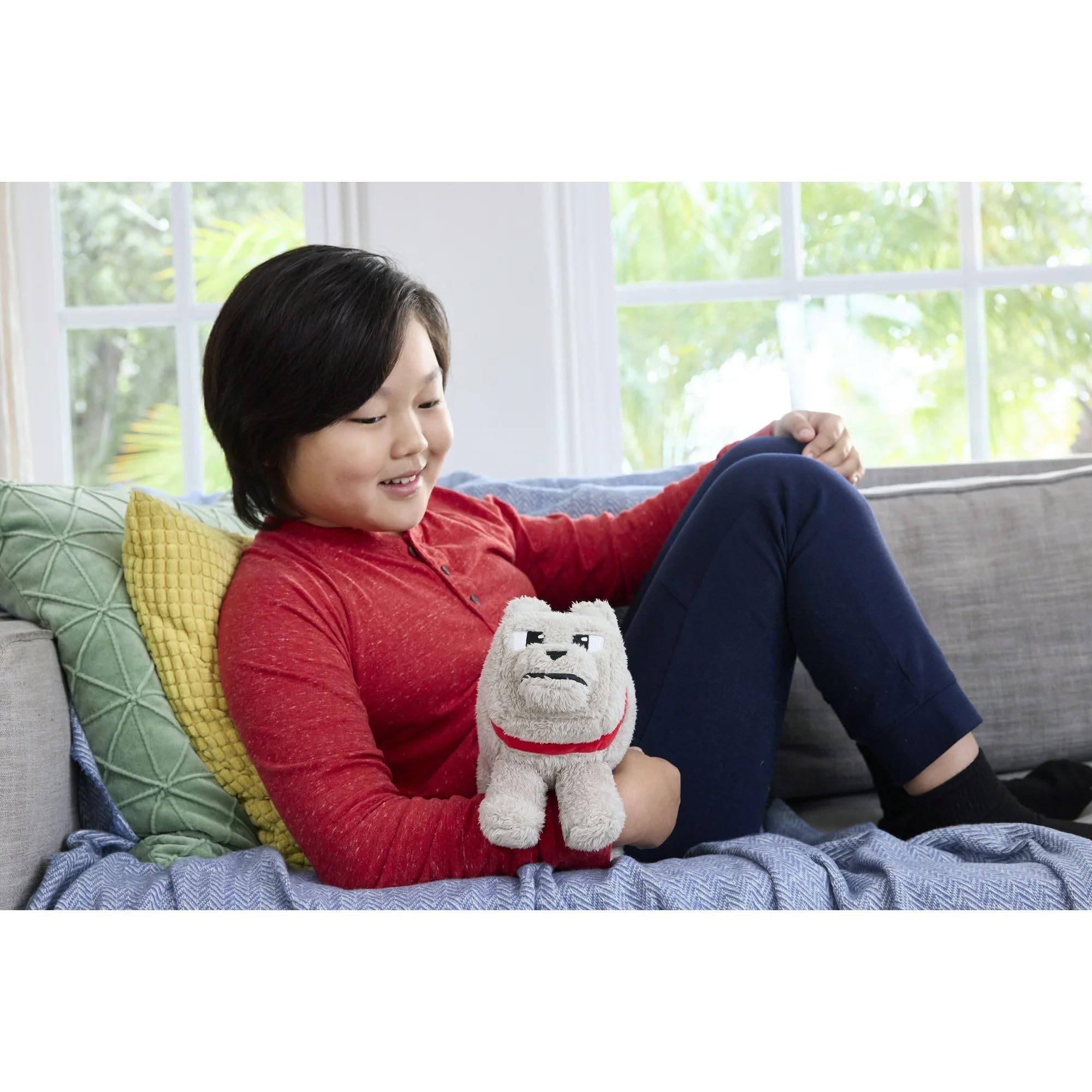 Foto 6 pulgar | Muñeco De Peluche Mattel Minecraft Dennis El Lobo 20 Cm - Venta Internacional.