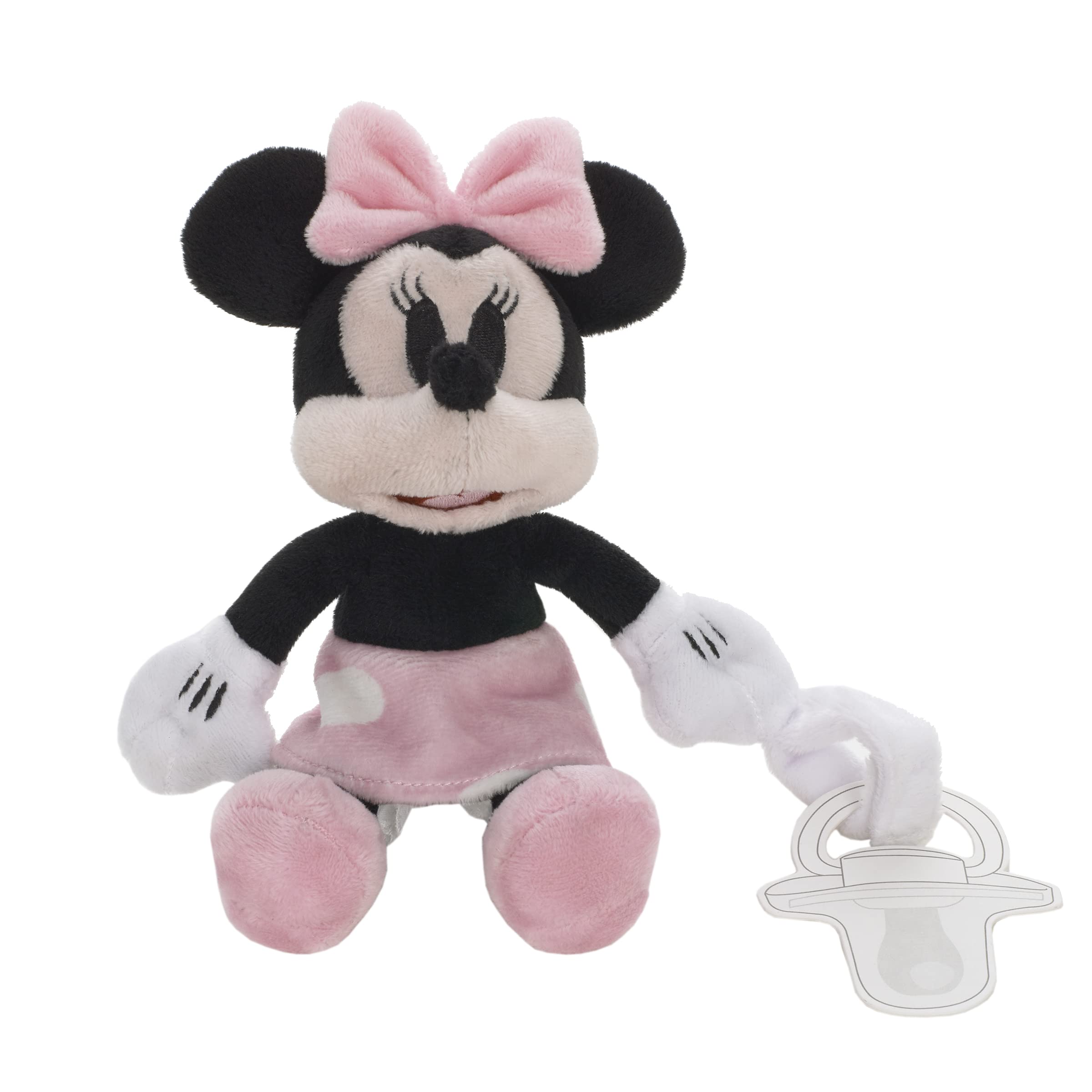Soporte Para Chupetes Disney Minnie Mouse Plush Buddy - Venta Internacional.