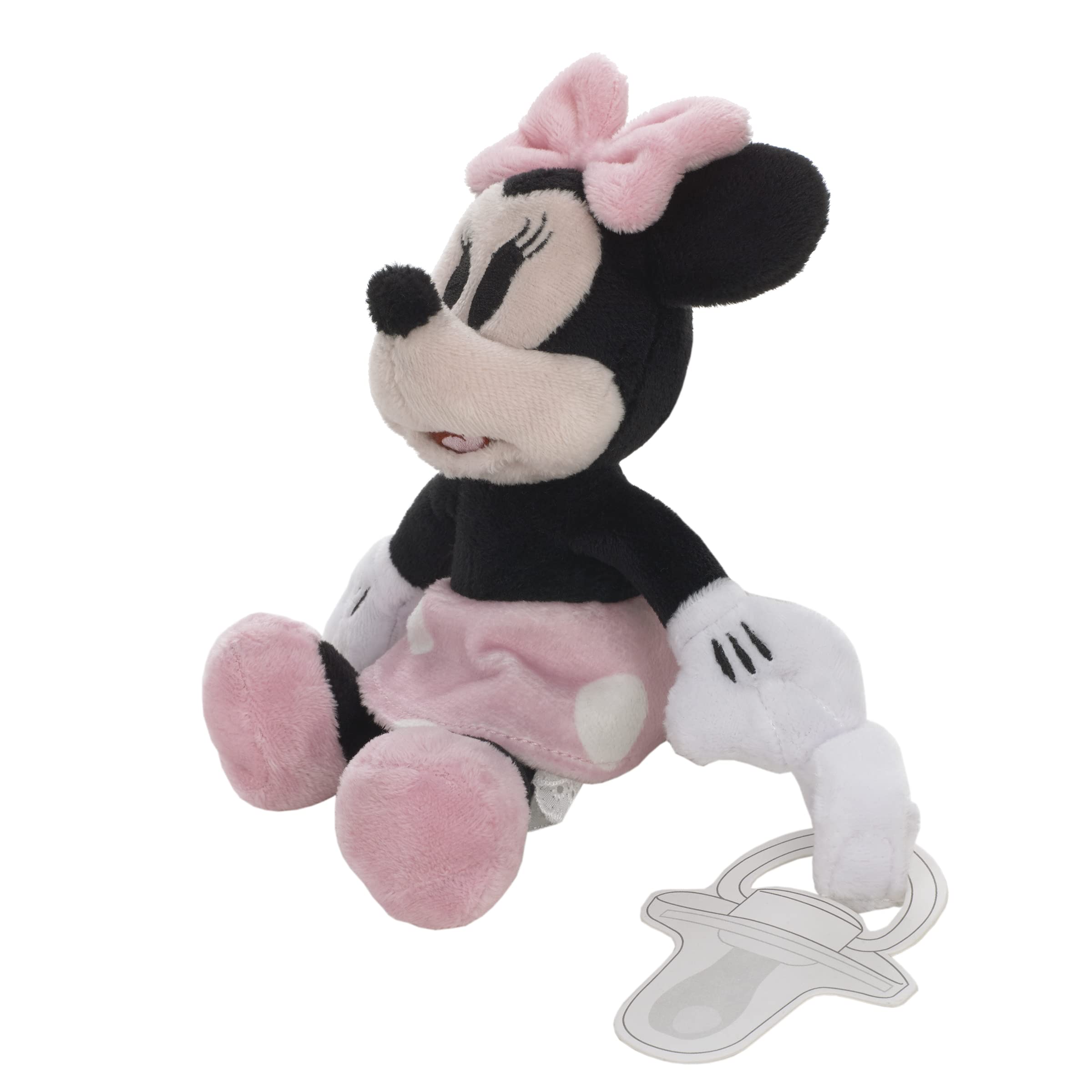 Foto 3 pulgar | Soporte Para Chupetes Disney Minnie Mouse Plush Buddy - Venta Internacional.