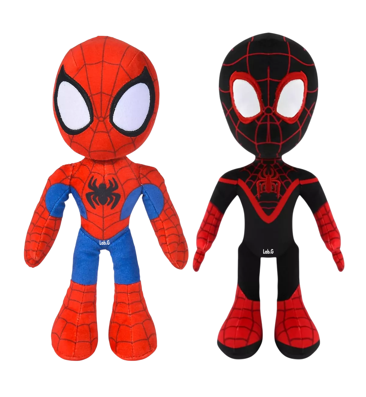 Foto 2 pulgar | Peluche Superhéroe Spider Man 32 Cm 2 Pcs Rojo/negro