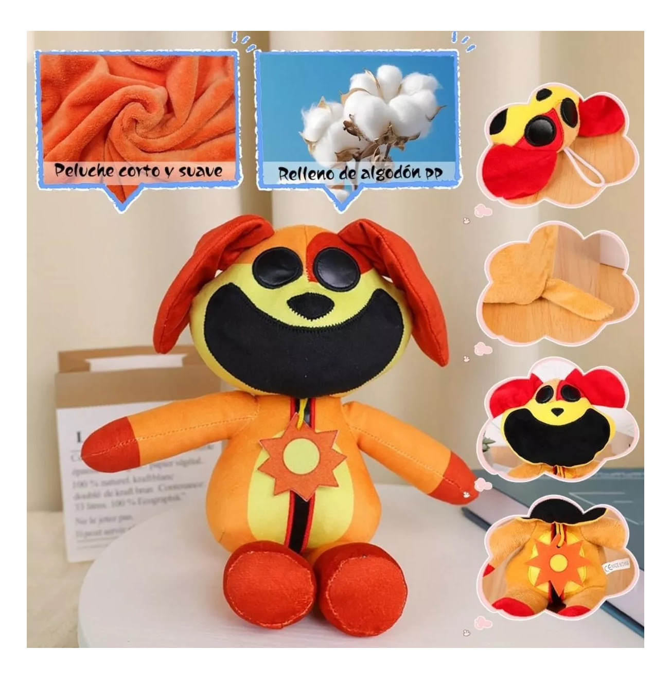 Foto 4 pulgar | Peluche De Animales Smilewill 8 Piezas Sonrientes De Poppy Colores