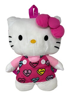 Foto 1 | Mochila De Felpa Fast Forward Hello Kitty Heart Love 33 Cm - Venta Internacional.