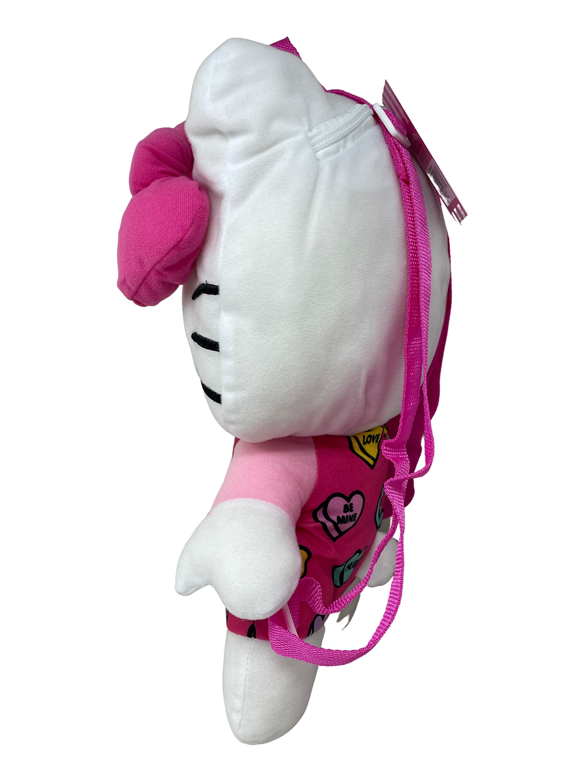 Foto 4 pulgar | Mochila De Felpa Fast Forward Hello Kitty Heart Love 33 Cm - Venta Internacional.