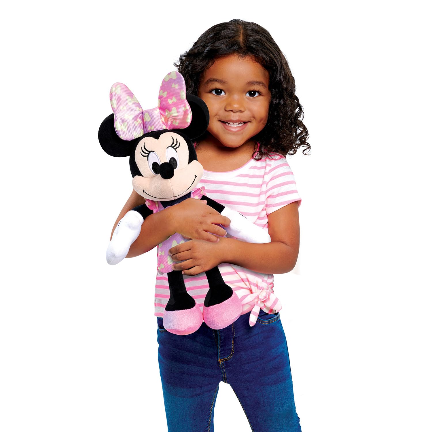 Foto 3 pulgar | Peluche De Peluche Disney Junior Minnie Mouse, 14 Pulgadas - Venta Internacional.