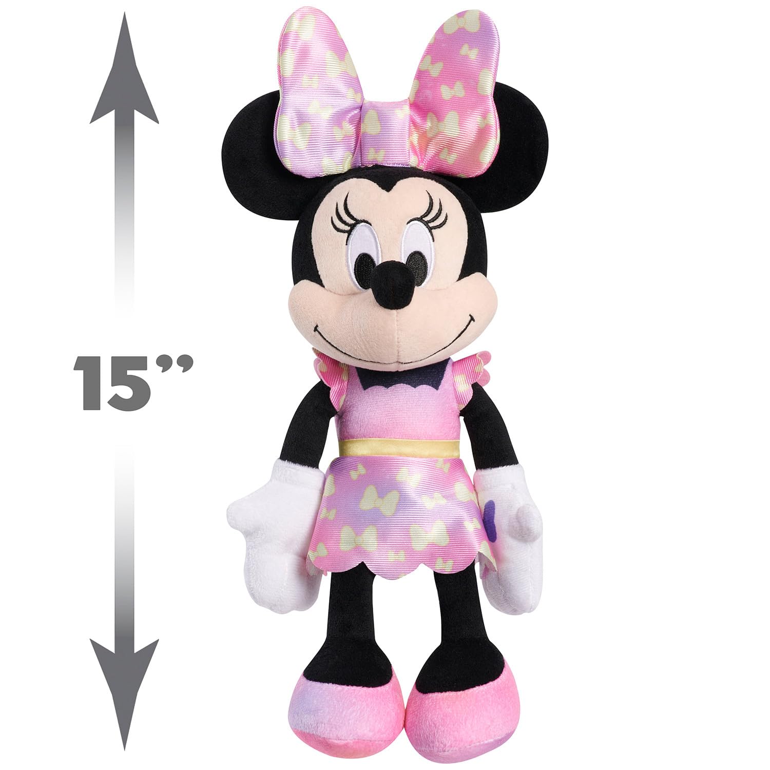 Foto 7 pulgar | Peluche De Peluche Disney Junior Minnie Mouse, 14 Pulgadas - Venta Internacional.