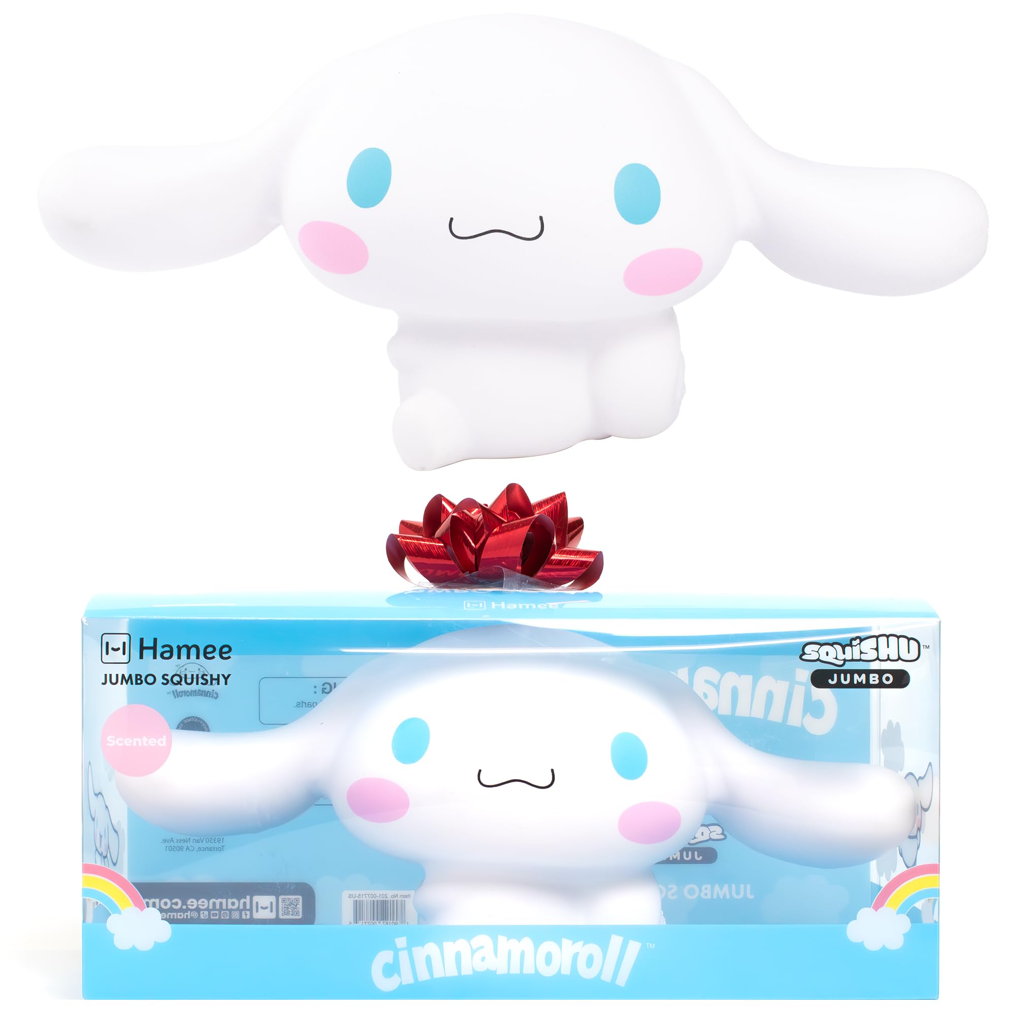 Jumbo Squishy Toy Hamee Sanrio Hello Kitty Cinnamoroll 20th - Venta Internacional.