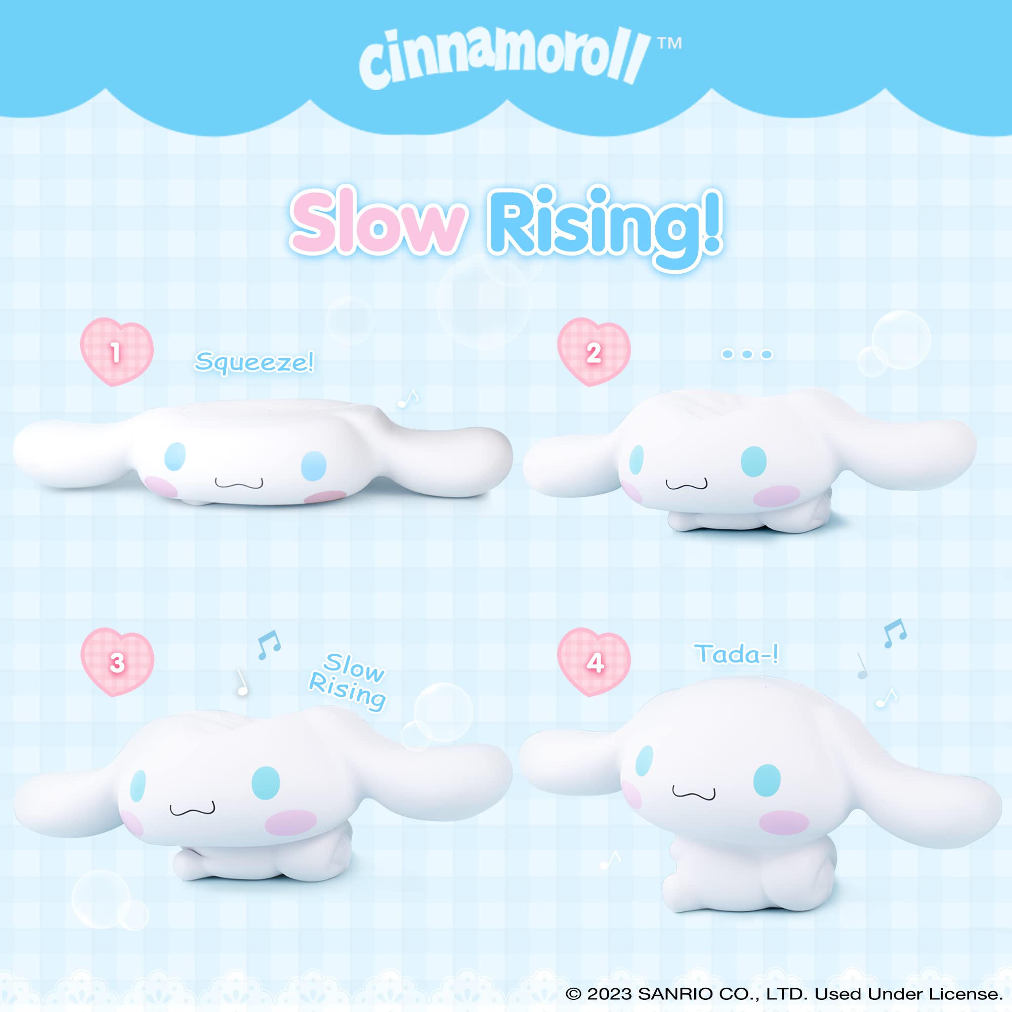 Foto 3 pulgar | Jumbo Squishy Toy Hamee Sanrio Hello Kitty Cinnamoroll 20th - Venta Internacional.