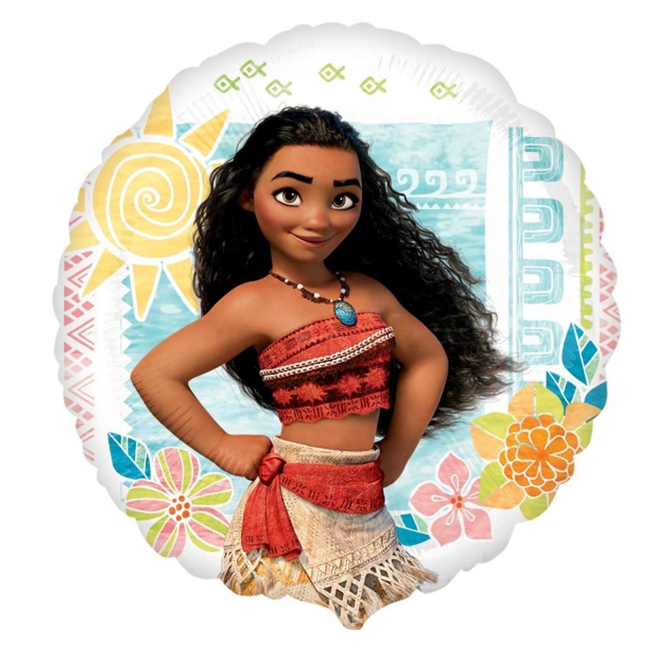 Globo De Aluminio Amscan International Moana Princess De 18 Pulgadas - Venta Internacional.