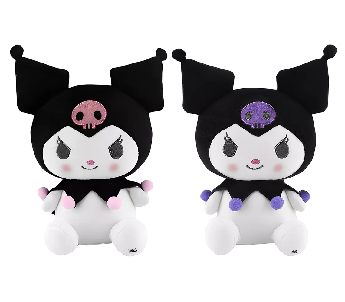 Peluche Kuromi Lovely 2 Pz Rosa Y Morado