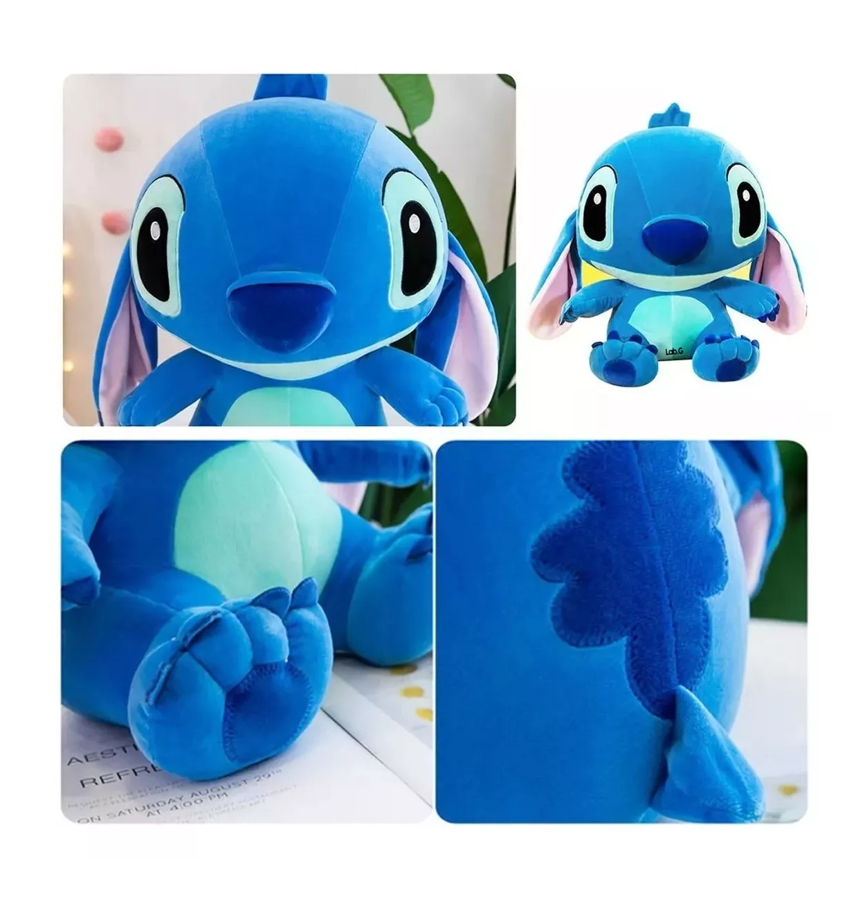 Foto 4 pulgar | Peluche Stitch 35 Cm Azul