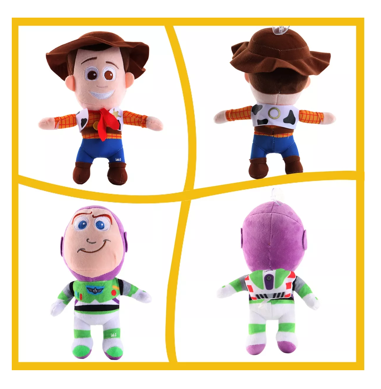 Foto 4 pulgar | Peluches Woody Vaquero Toy Story 2 Pcs Calidad Premium 25 Cm Colores