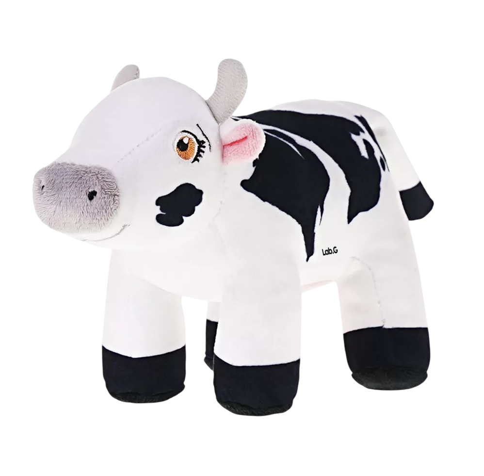 Foto 1 | Peluche Vaca Lola Mis Primeros Pasos 15 Cm La Granja De Zenón Blanco/negro