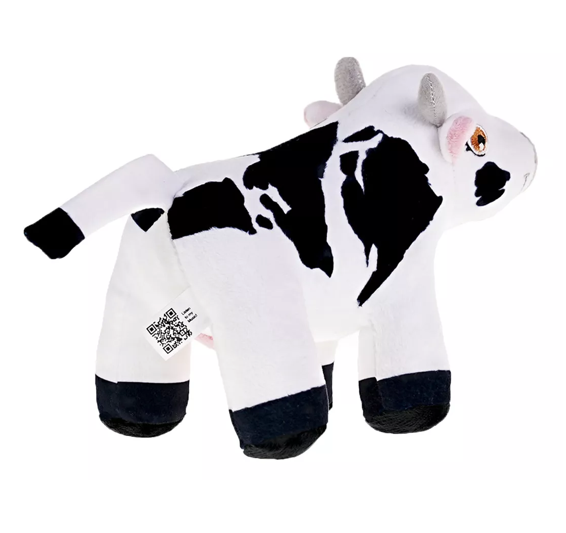 Foto 5 | Peluche Vaca Lola Mis Primeros Pasos 15 Cm La Granja De Zenón Blanco/negro