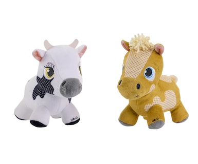 Foto 1 | Peluches Vaca Lola Y Percherón Baby La Granja De Zenon 14 Cm Colores