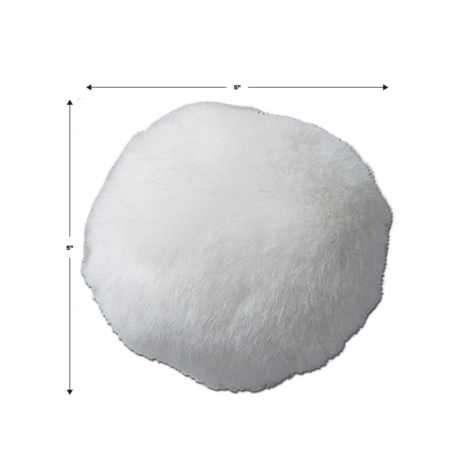 Foto 4 pulgar | Accesorio De Disfraz De Peluche Con Forma De Cola De Conejo, Color Blanco, 5 Cm - Venta Internacional.