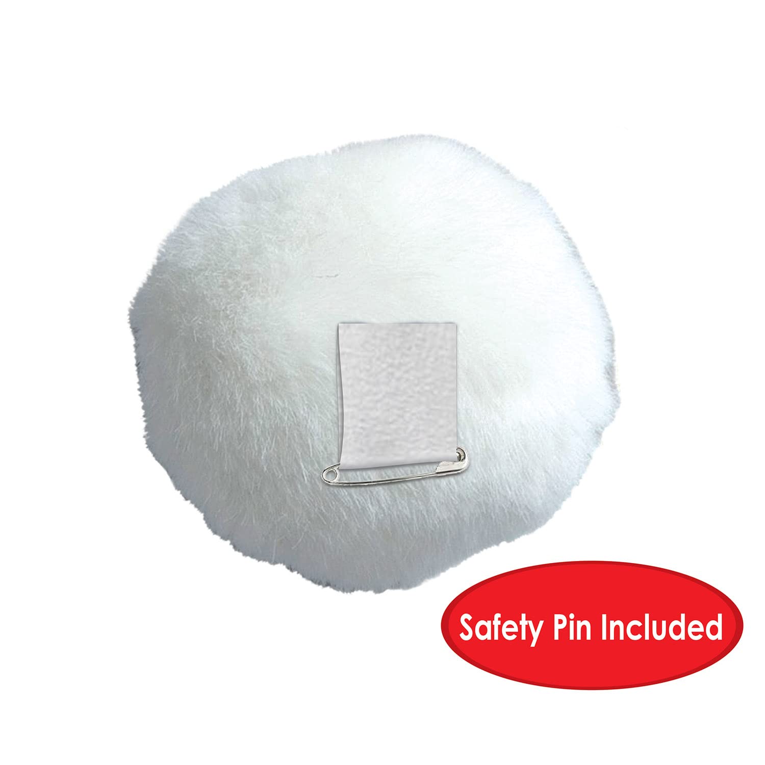 Foto 5 pulgar | Accesorio De Disfraz De Peluche Con Forma De Cola De Conejo, Color Blanco, 5 Cm - Venta Internacional.