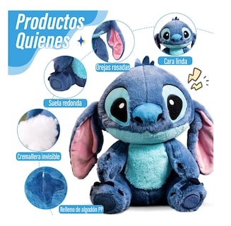 Foto 2 | Peluche de Stitch 35 cm Kawaii Regalo para Niñas y Niños