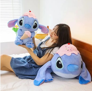 Foto 4 | Peluche Stitch Doble Helado y Cono Cereza Gigante 28 cm