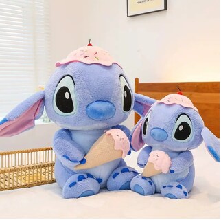 Foto 5 | Peluche Stitch Doble Helado y Cono Cereza Gigante 28 cm
