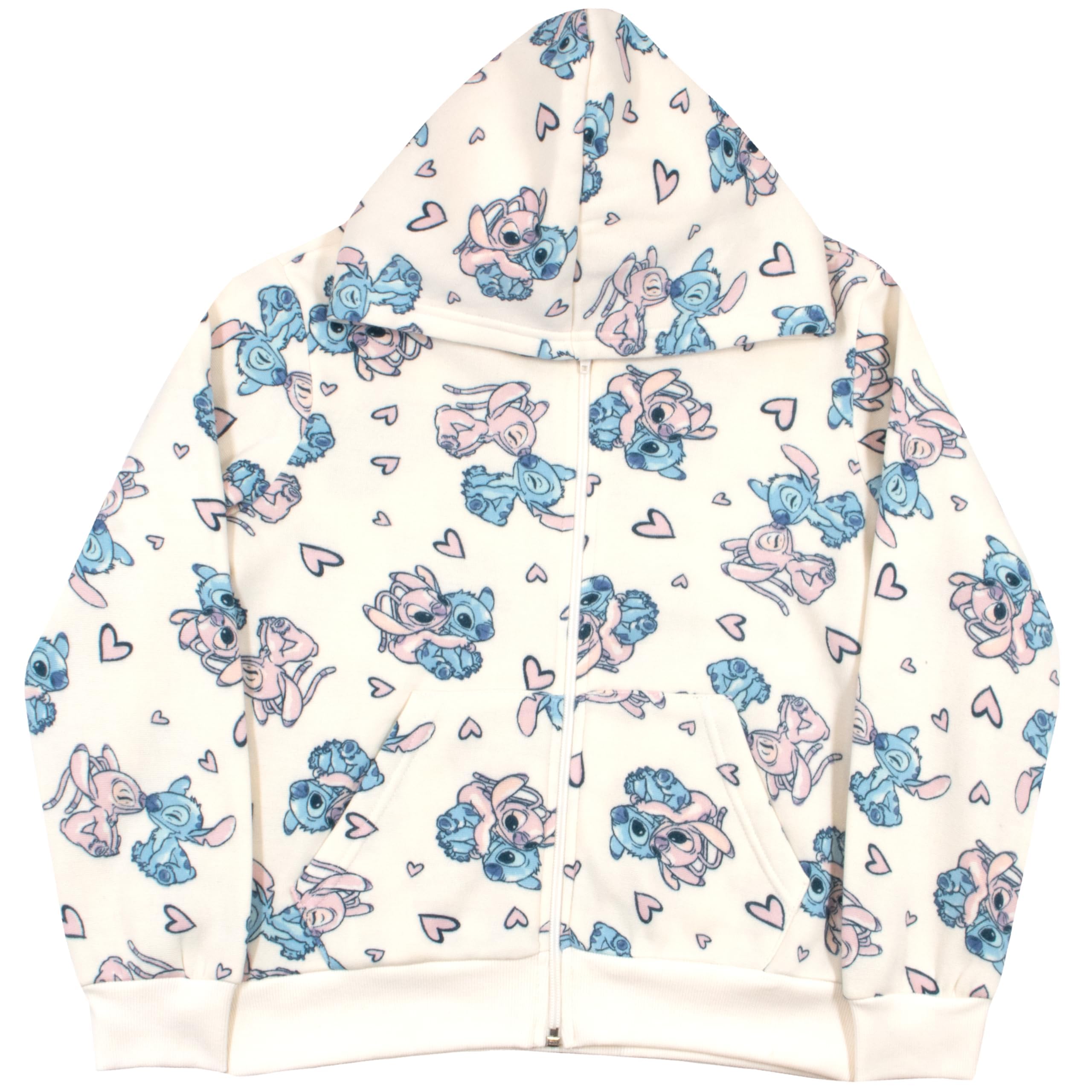 Foto 2 pulgar | Sudadera Con Capucha Disney Lilo & Stitch Con Cremallera Para Niñas 3t - Venta Internacional.
