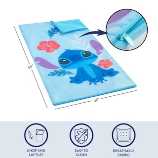 Foto 3 | Set De Pijamas Disney Stitch Con Saco Bandolera Y Saco De Dormir De 54 X 30 Cm - Venta Internacional.