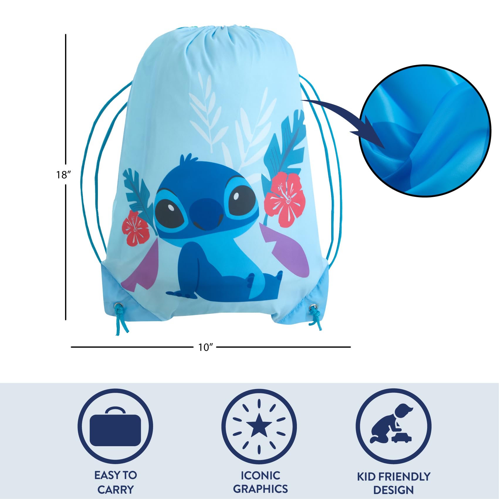 Foto 5 pulgar | Set De Pijamas Disney Stitch Con Saco Bandolera Y Saco De Dormir De 54 X 30 Cm - Venta Internacional.