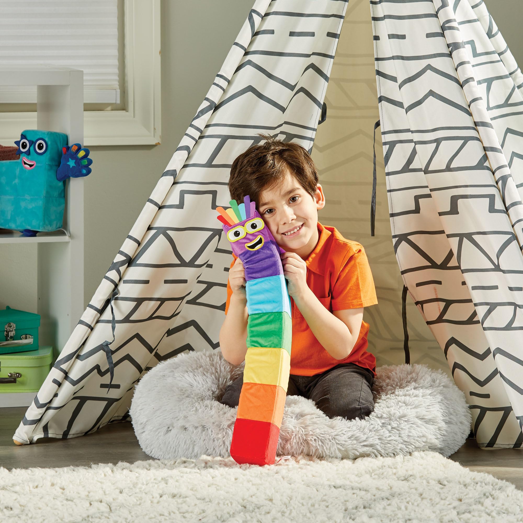Foto 4 pulgar | Peluche Hand2mind Numberblock Seven Playful Pal Para Niños - Venta Internacional.