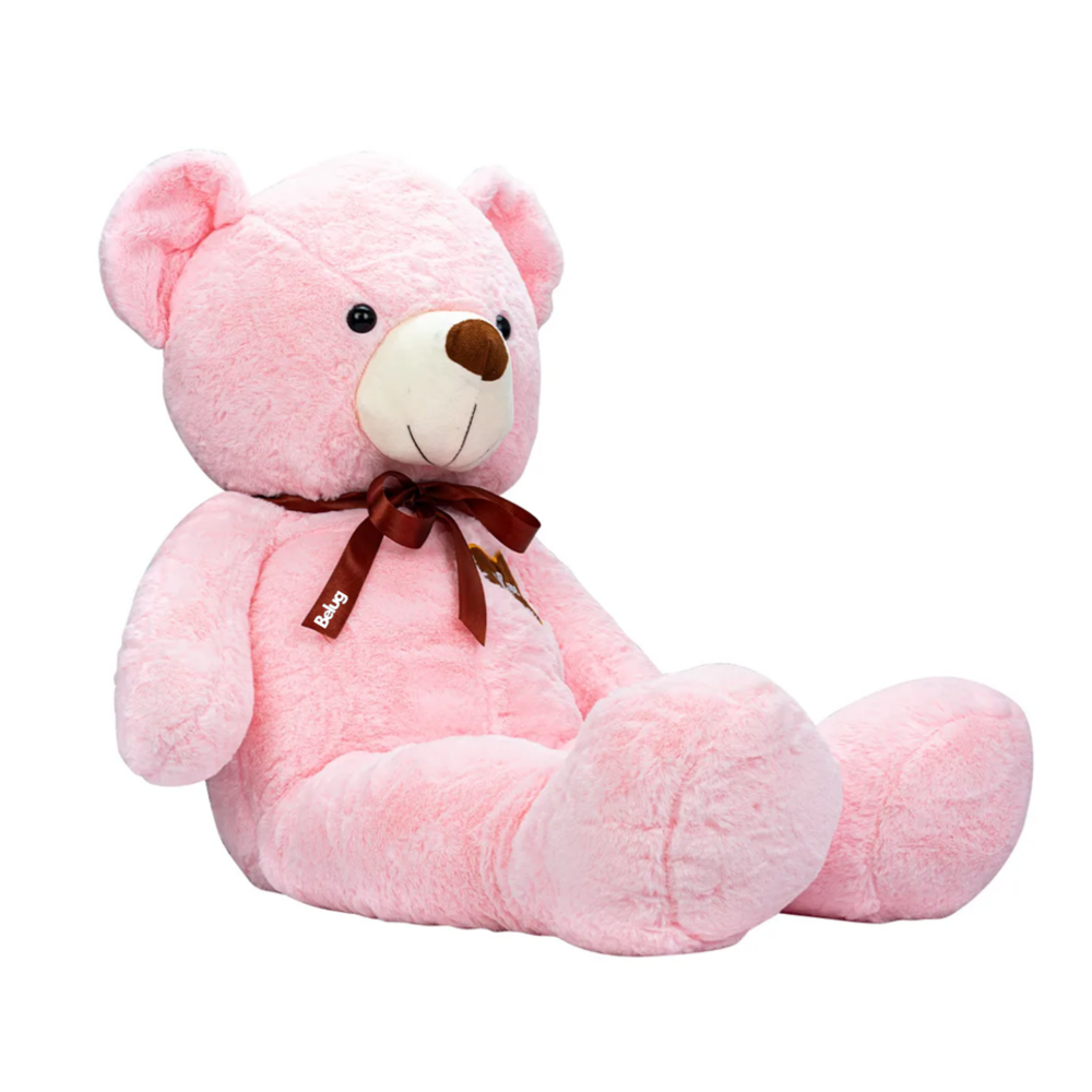 Foto 2 pulgar | Oso De Peluche Teddy Grande Abrazable Corazón 1 Metro Belug,  Rosa