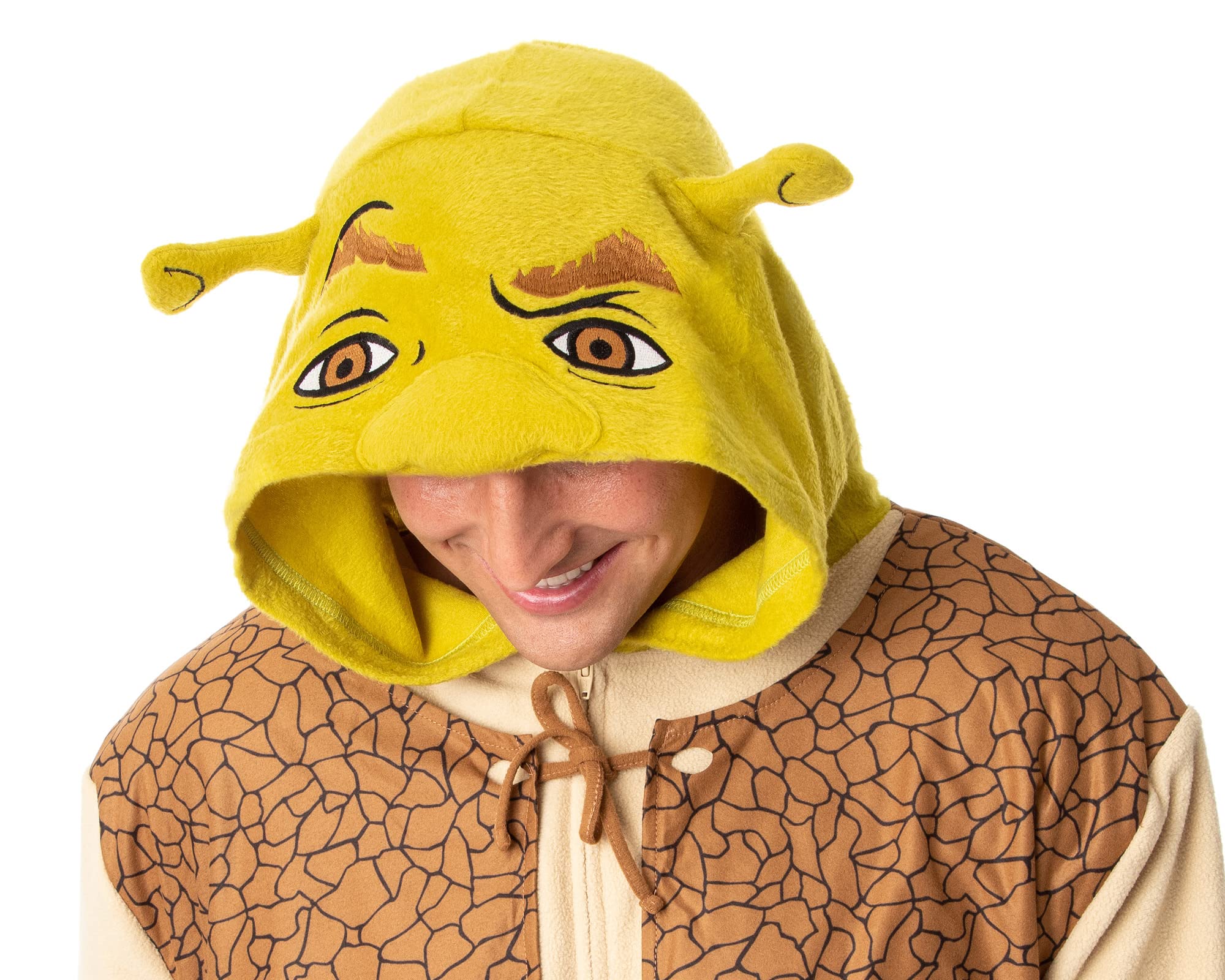 Foto 3 pulgar | Disfraz De Shrek De Pajama Intimo Dreamworks Para Hombre - Venta Internacional.