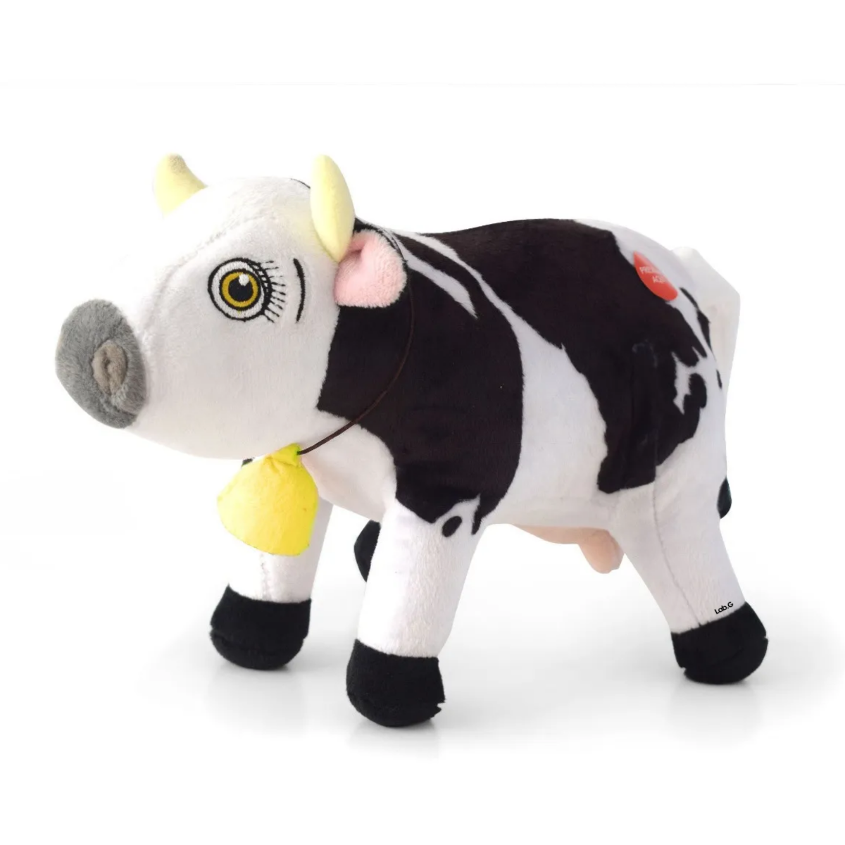Foto 1 | Vaca Lola Peluche Musical 20 Cm Lab.g Blanco Con Negro