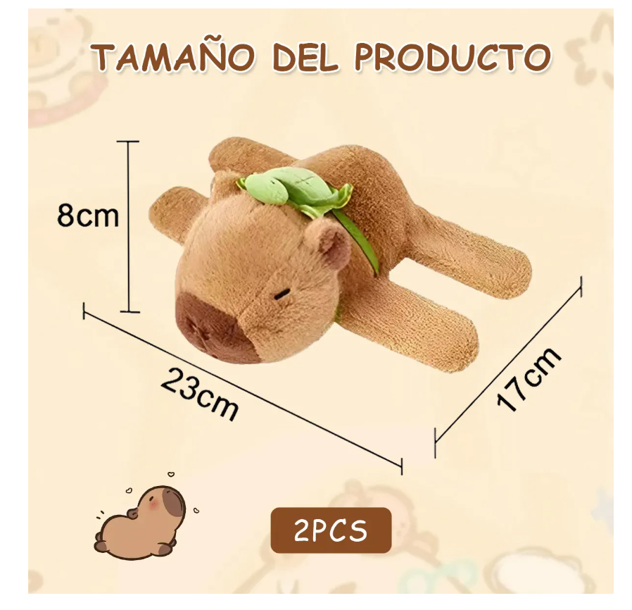 Foto 3 | 2pz Peluche Para Capibara Pulseras  Regalos Para Niños