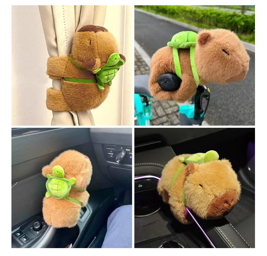 Foto 6 pulgar | 2pz Peluche Para Capibara Pulseras  Regalos Para Niños