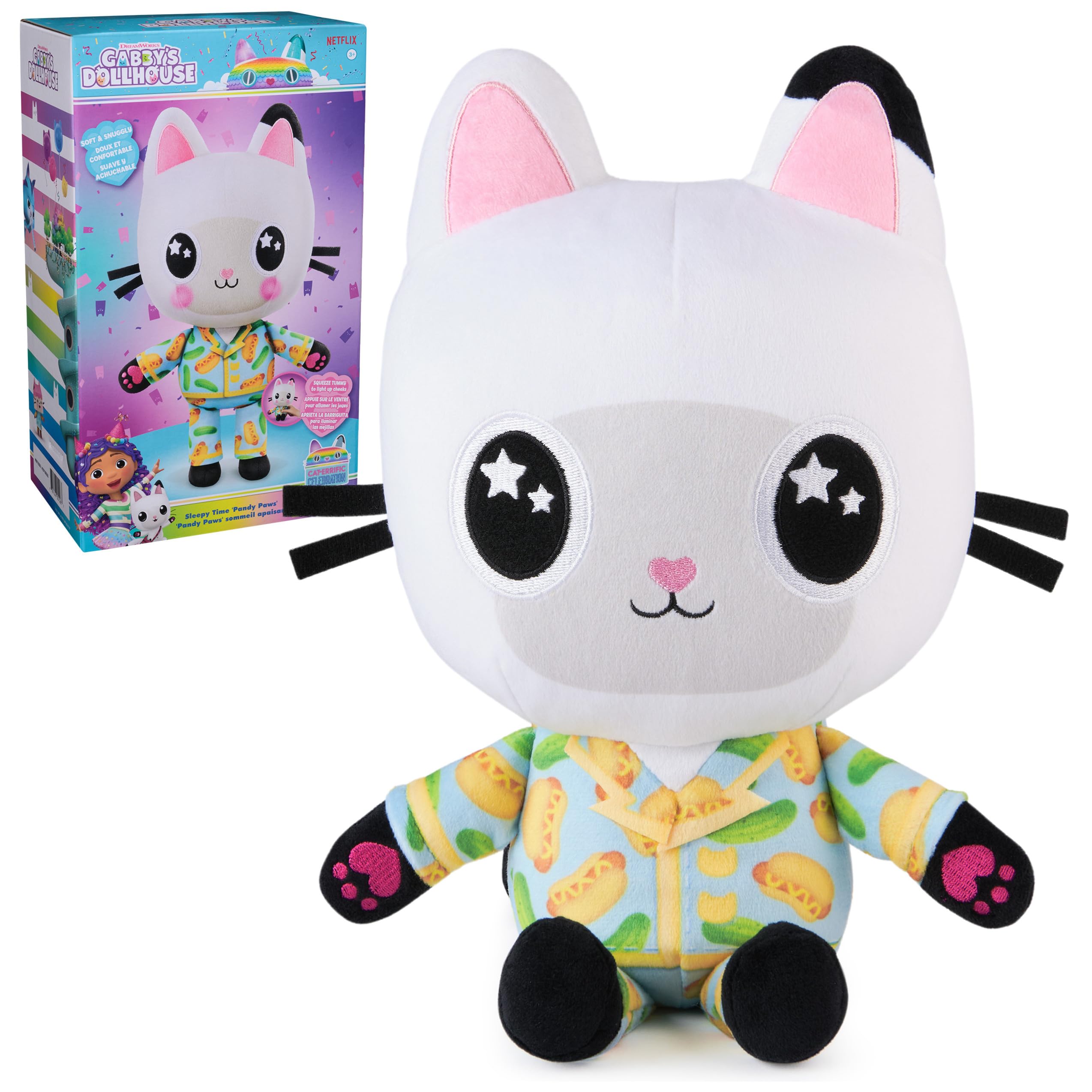 Foto 1 | Peluche Gabby's Dollhouse Sleepy Time Pandy Paws 33 Cm - Venta Internacional.
